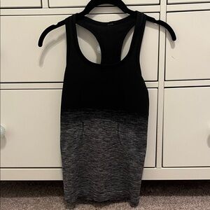 Lululemon Athletica Black / Gray Swifty Tech Tank